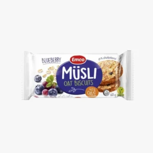 Emco Muesli Oat Biscuits Myrtille 60g