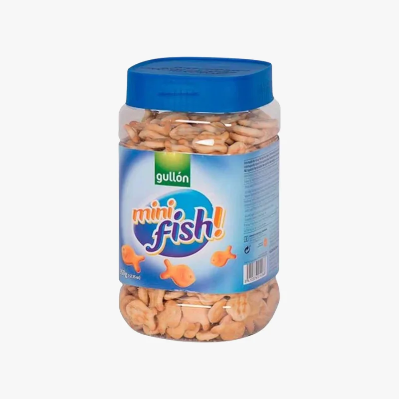 Gullon Mini Fish – Biscuits Salés en Forme de Poissons – 350 g