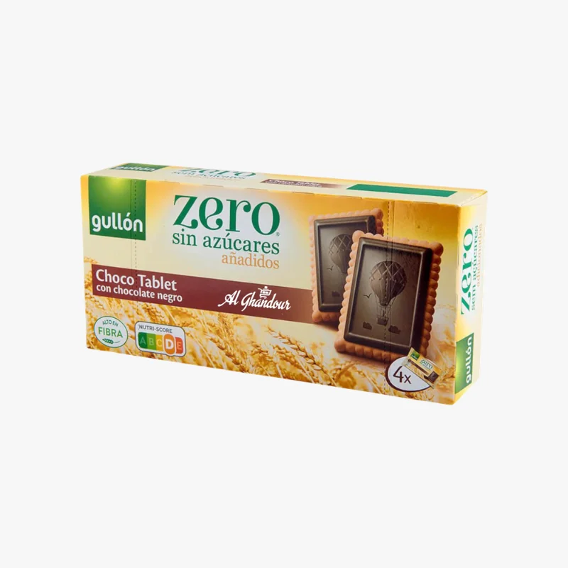 Gullon Tablette Chocolat Noir Sans Sucre Ajoute 150 g