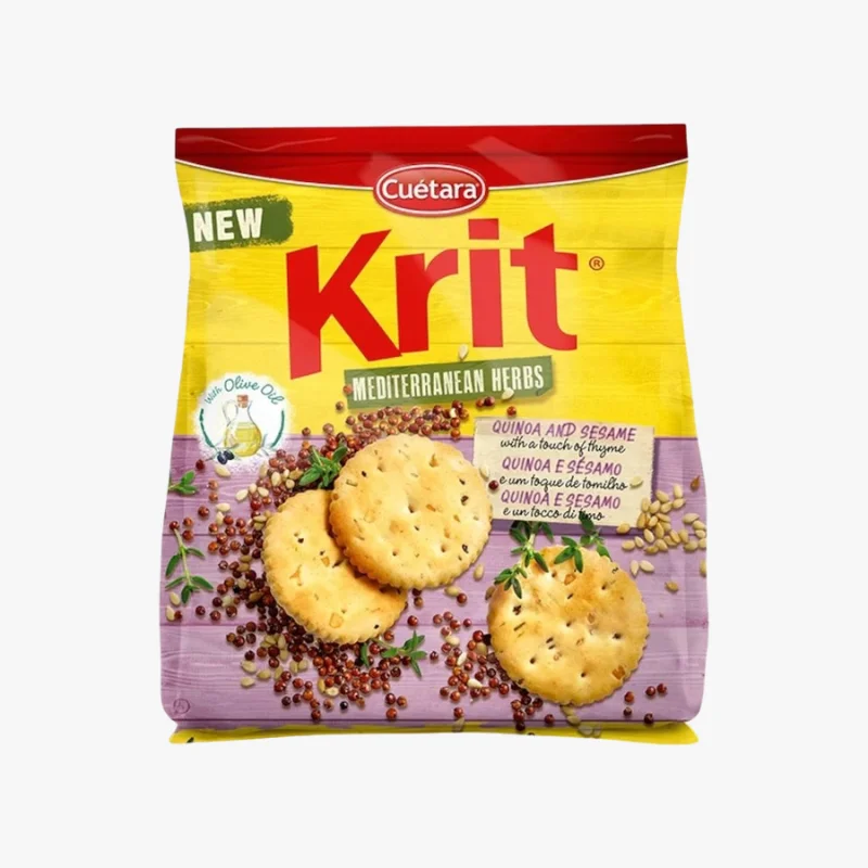Krit Biscuits aux Herbes Mediterraneennes – 150 g