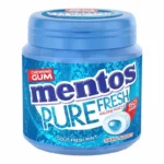 Mentos Chewing Gum Pure Fresh Mint Sans Sucres 50 Pieces