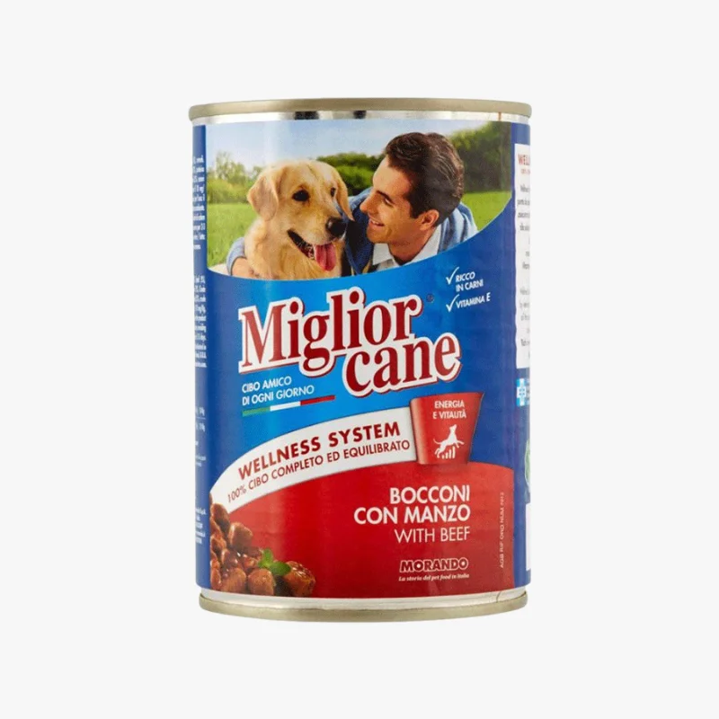 Pate pour chien Morando au boeuf 405g